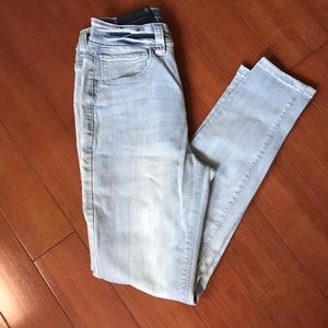 Xtra high rise ankle skinny jeans